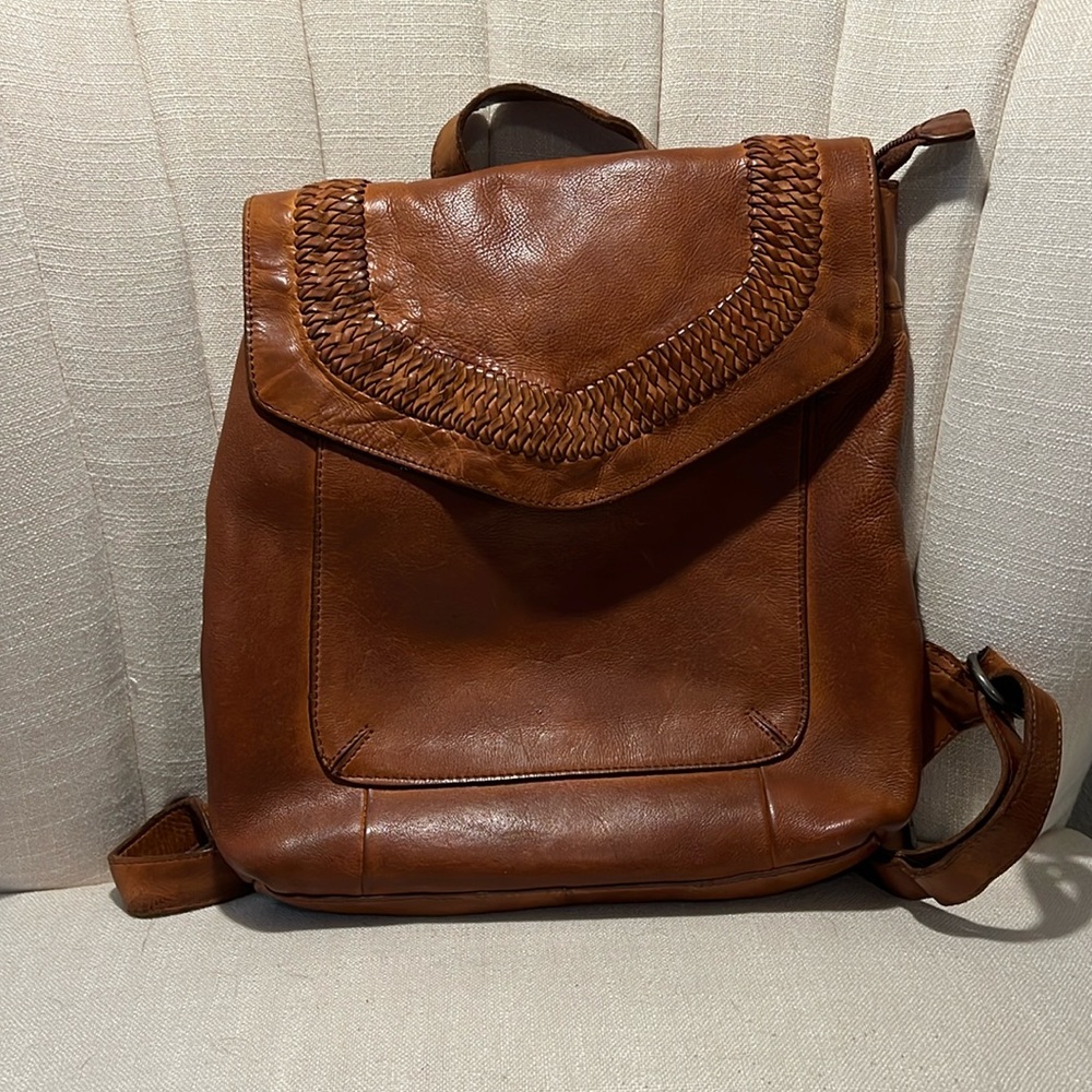 Leather Messenger Bag Backpack